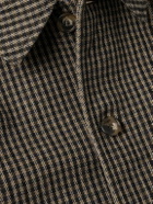 A.P.C. - Mac Paul Houndstooth Wool-Blend Coat - Brown