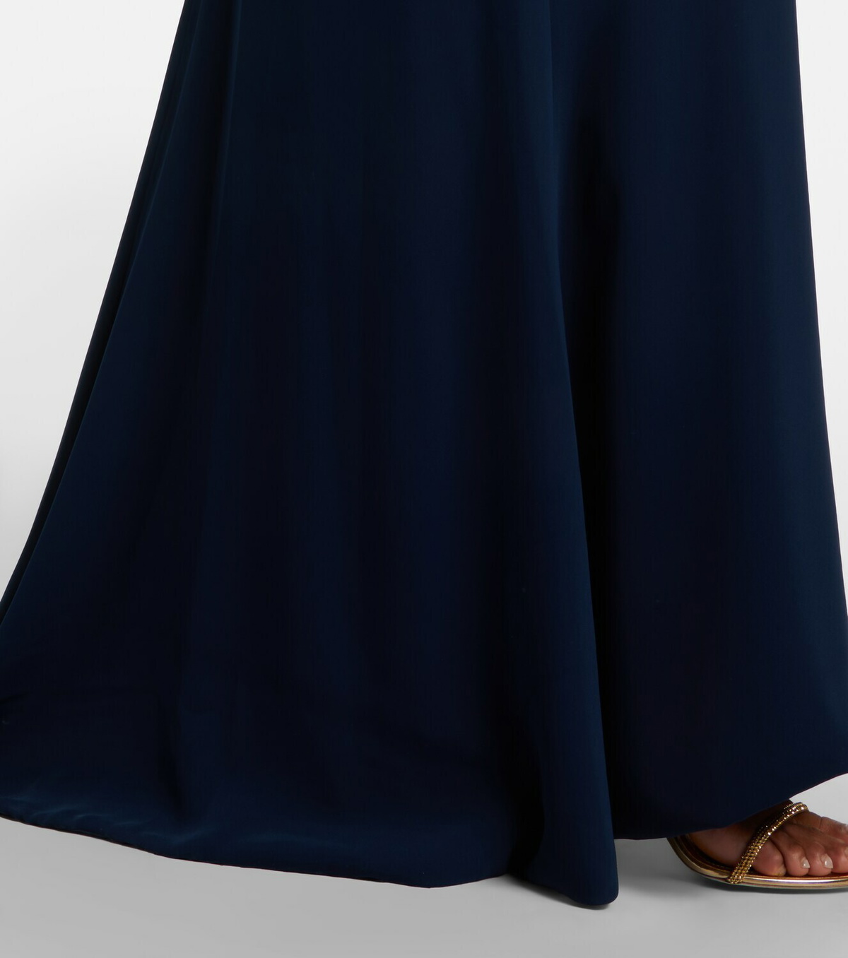 Costarellos Embellished lace-trimmed gown