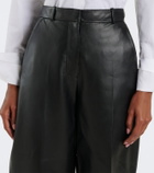 Altuzarra Bix leather tapered pants