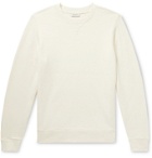 Sunspel - Brushed Loopback Cotton-Jersey Sweatshirt - Neutrals