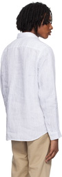 Theory White Irving Shirt