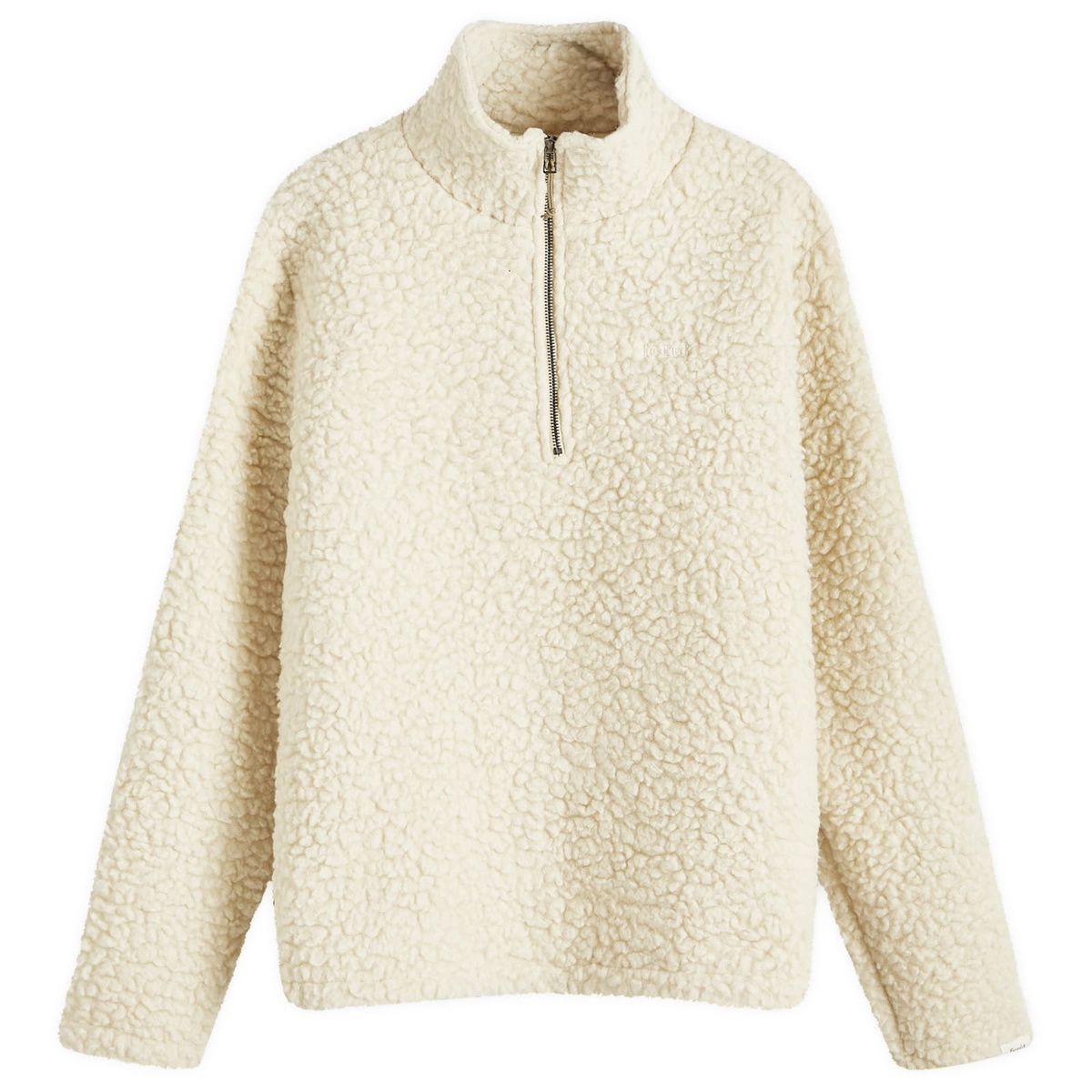 Foret Men's Wave Half Zip Fleece in Cloud Foret