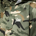 Patta Men's Spray Camo Nylon Tactical Parka Jacket in Multi/Spray Camo