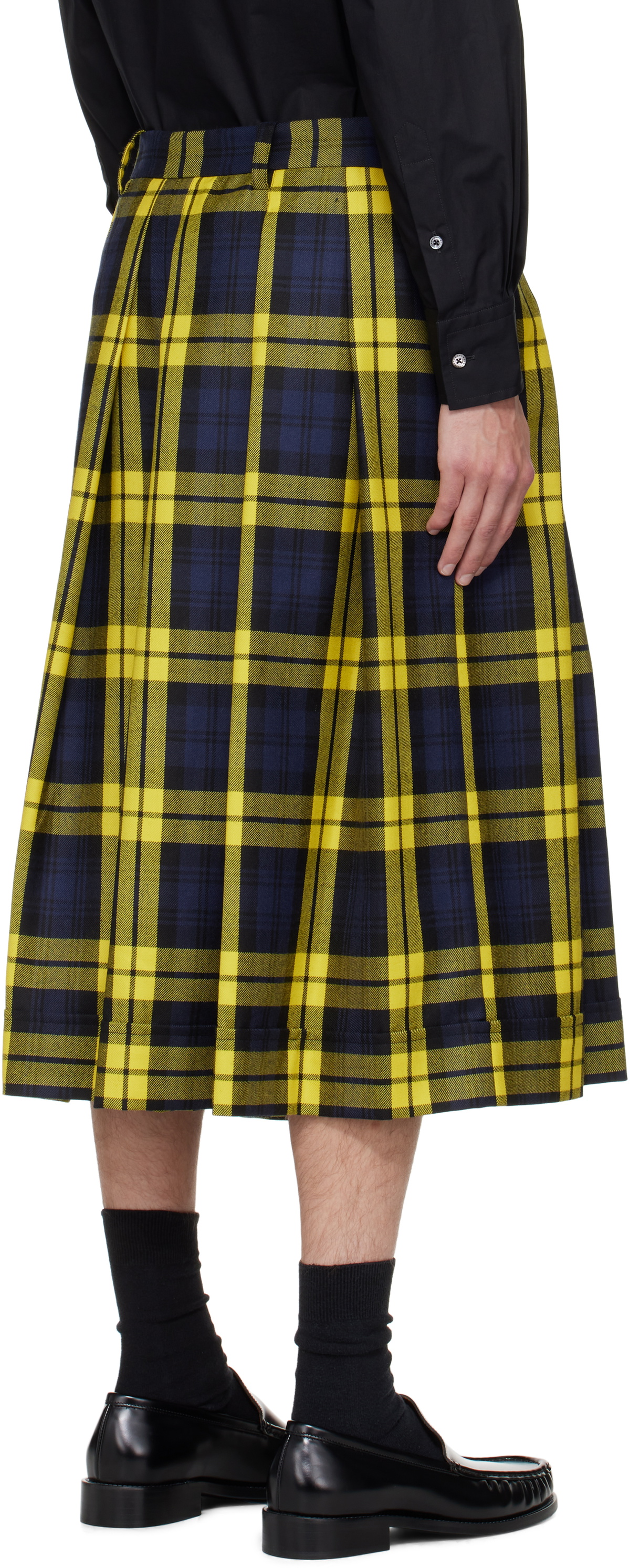 Vivienne Westwood Yellow & Navy Culottes Shorts