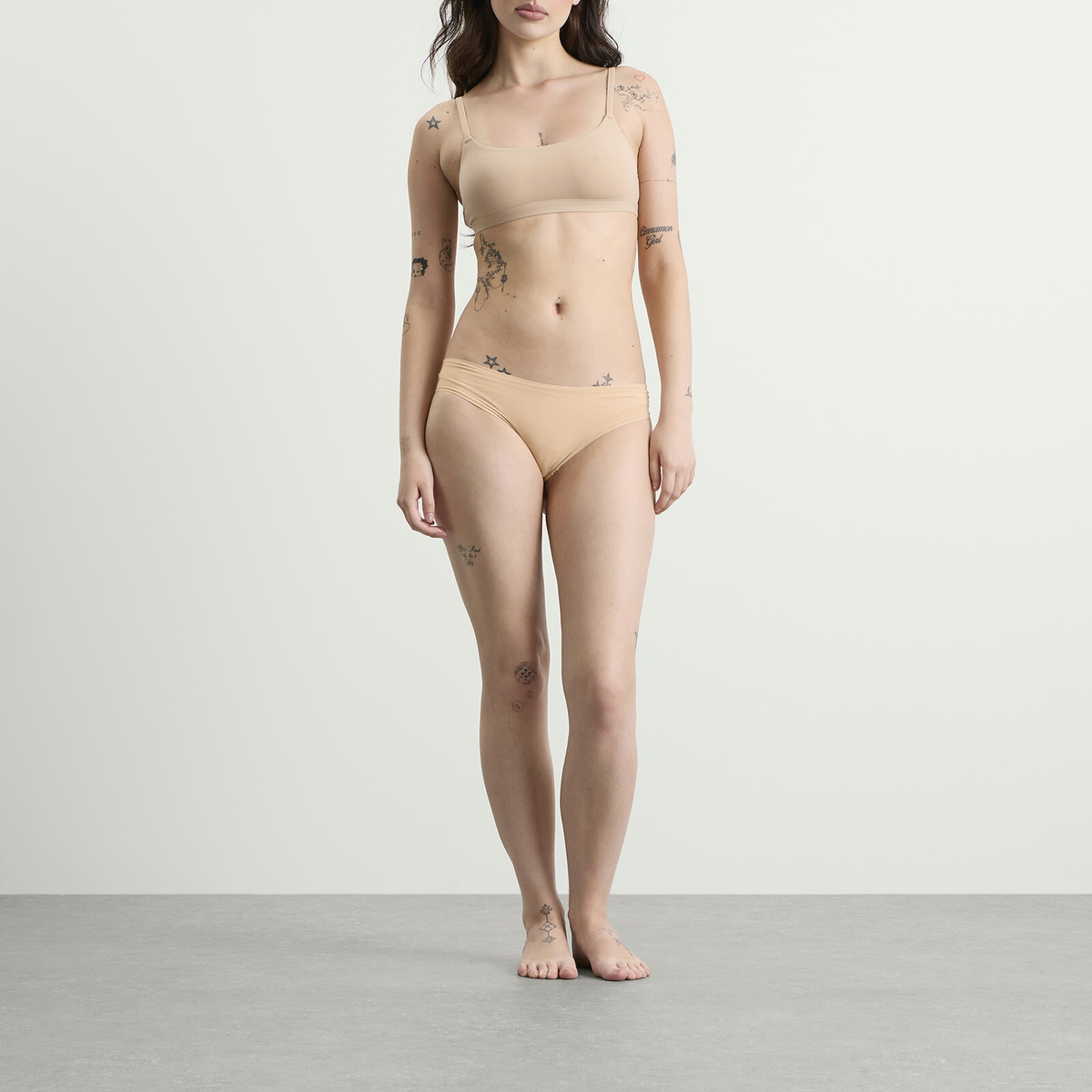 SKIMS Women's Fits Everybody Cheeky Brief in Clay