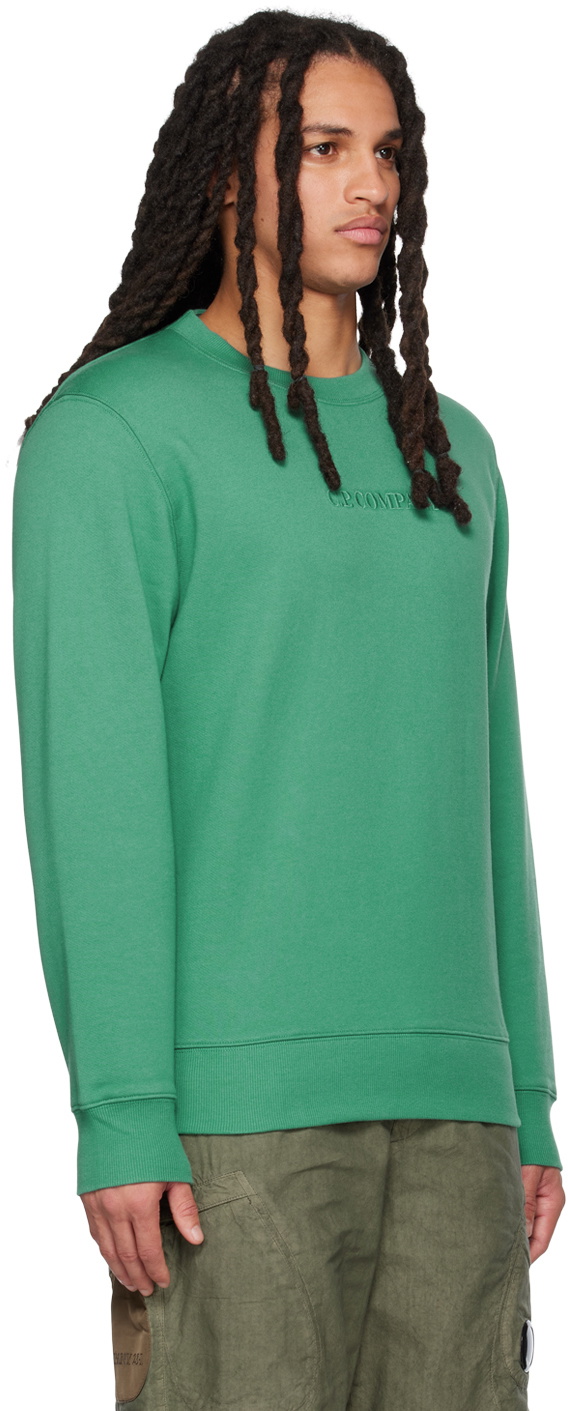 C.P. Company Green Embroidered Sweatshirt C.P. Company