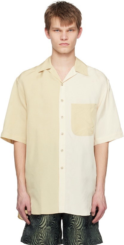 Photo: Song for the Mute Beige Oversized Shirt