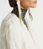 Dries Van Noten Cotton drop earrings