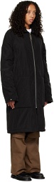 SPENCER BADU Black Puffer Coat