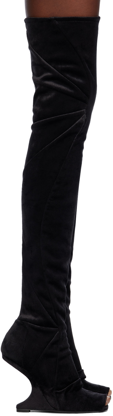 Rick Owens Lilies Black Cantilever 11 Boots