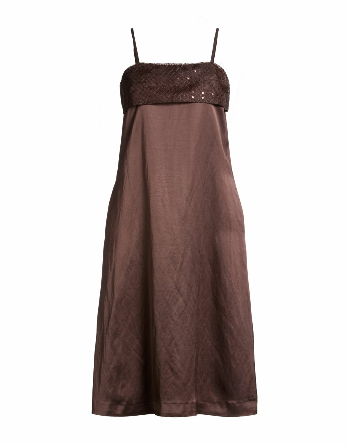 Peserico Womens Midi dress Dark in Brown