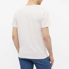 A.P.C. Men's Tony Multicolour Logo T-Shirt in Pink