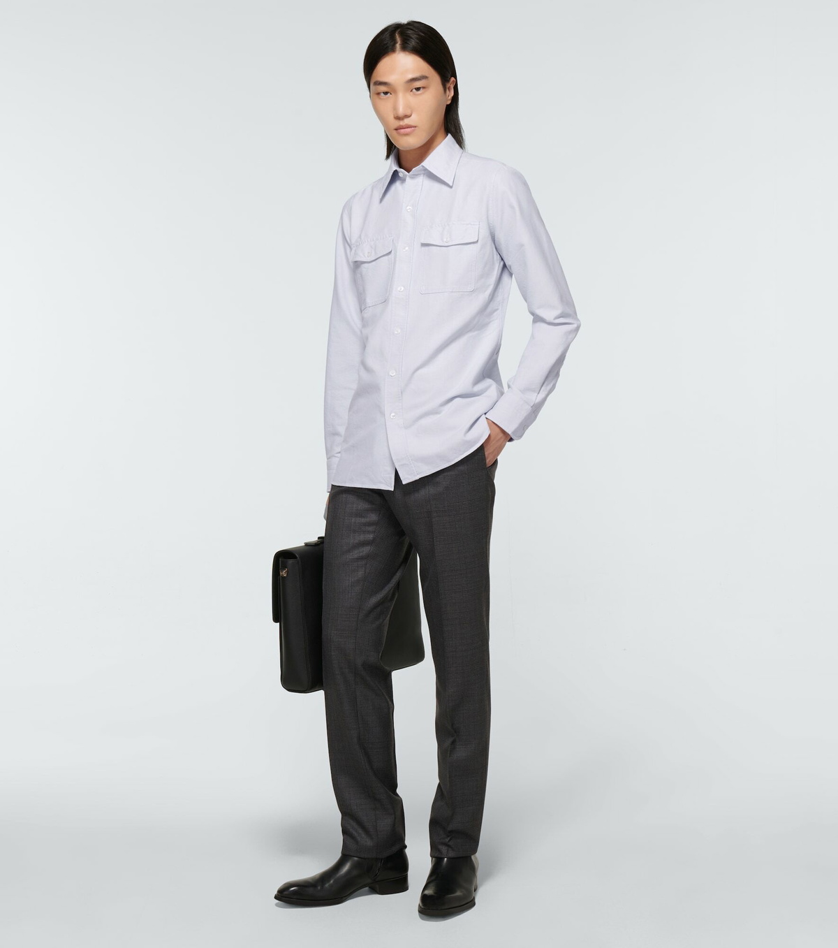 Tom Ford - Washed Oxford Leisure cotton shirt