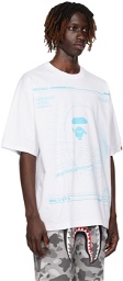 BAPE White Printed T-Shirt