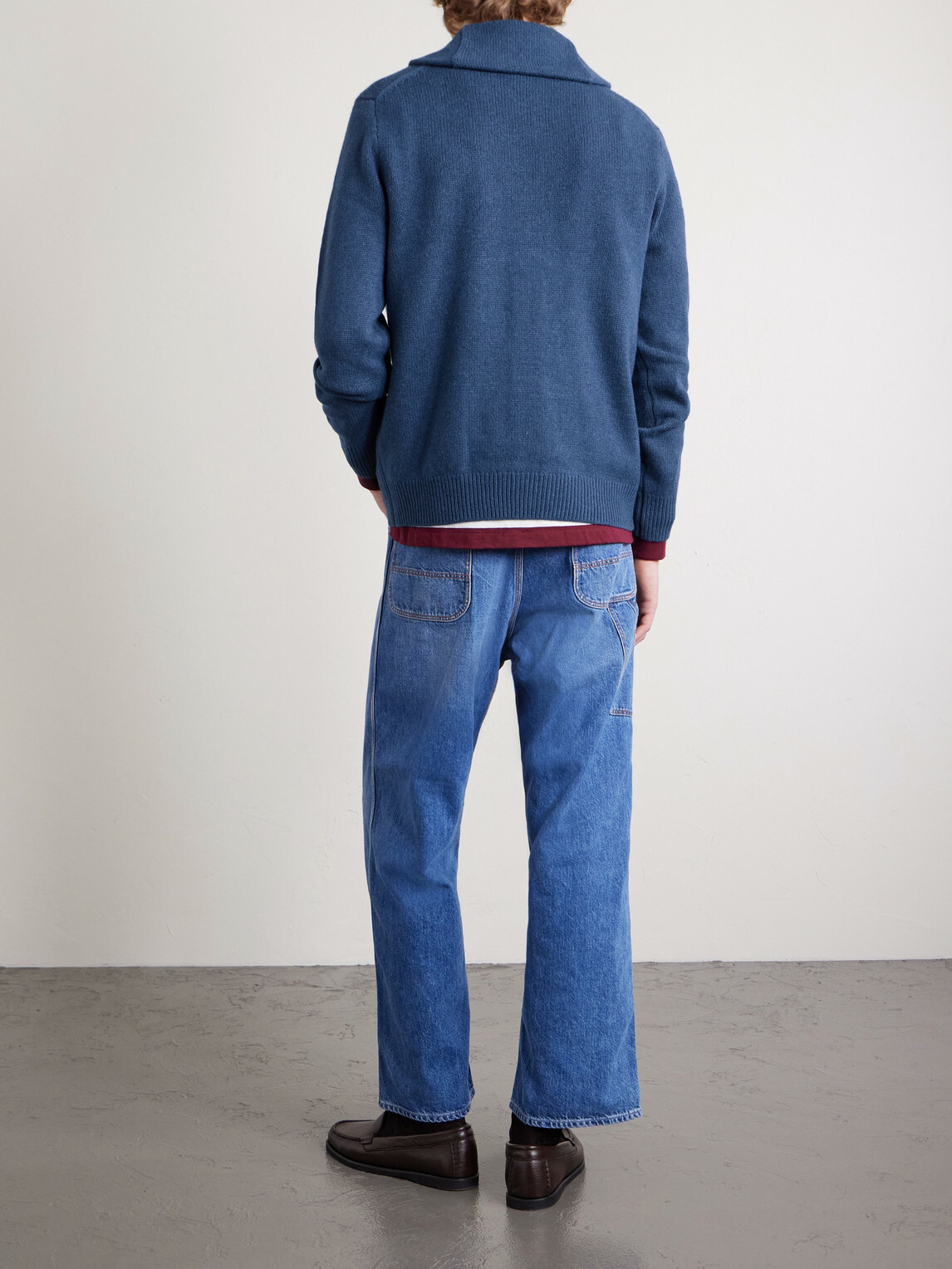 Polo Ralph Lauren - Shawl-Collar Wool and Cashmere-Blend Cardigan - Blue
