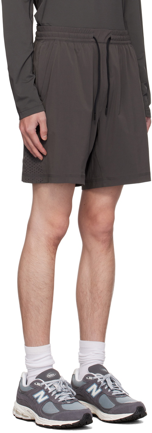 Reigning Champ Gray 4-Way Stretch Training Shorts