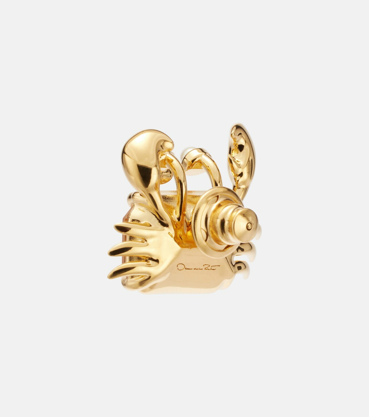Oscar de la Renta Crab embellished earrings