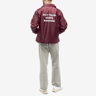 Drole de Monsieur Men's Drôle de Monsieur Fleece Lined Coach Jacket in Bordeaux