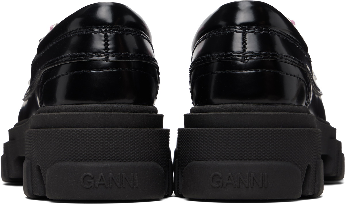 GANNI Black Cleated Derbys