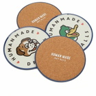 Human Made Men's Animal Coaster Set in White 