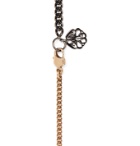 Alexander McQueen - Gold and Gunmetal-Tone Necklace - Gold