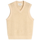 Corridor Men's Mercerised Knitted Vest in Natural