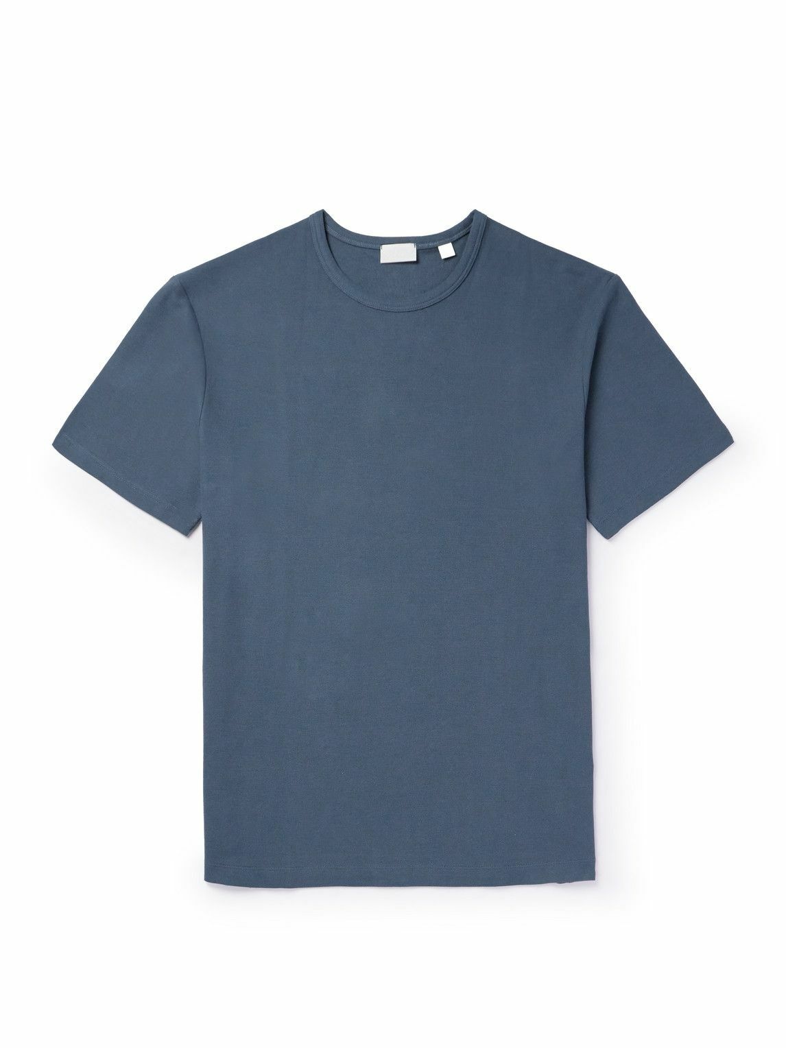 Photo: Håndværk - Pima Cotton-Jersey T-Shirt - Blue