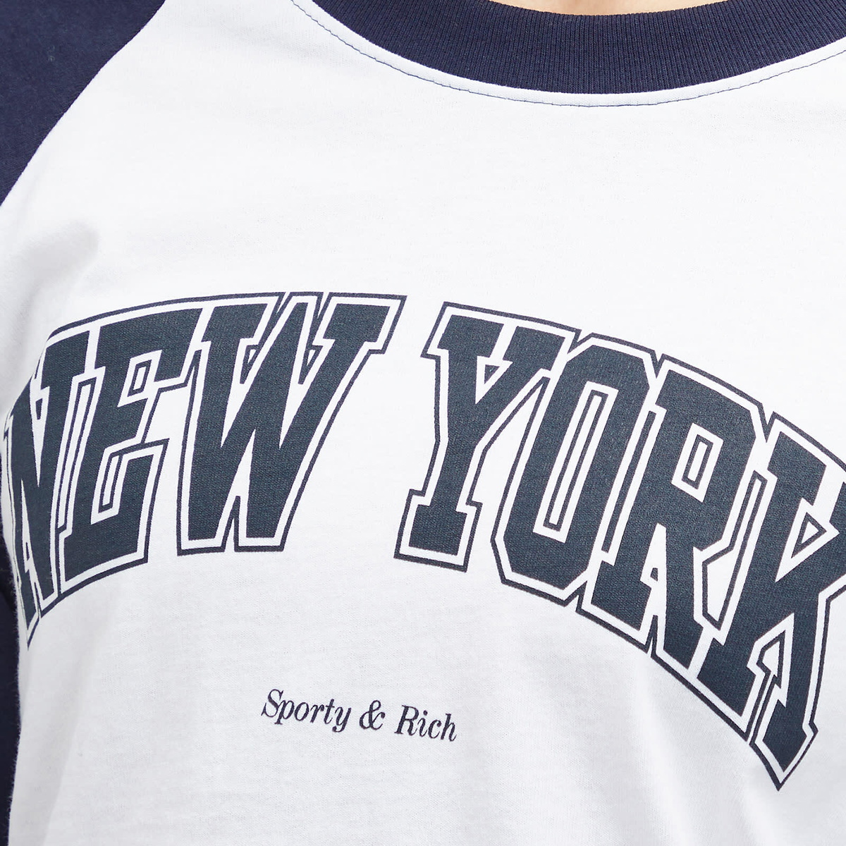 Sporty&Rich｜ (New York Ivy T-Shirt (TO043606304BL106 39 sporty & rich top womannew york ivy t shirt