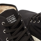 Maison Margiela Men's Almond High Top Sneakers in Black