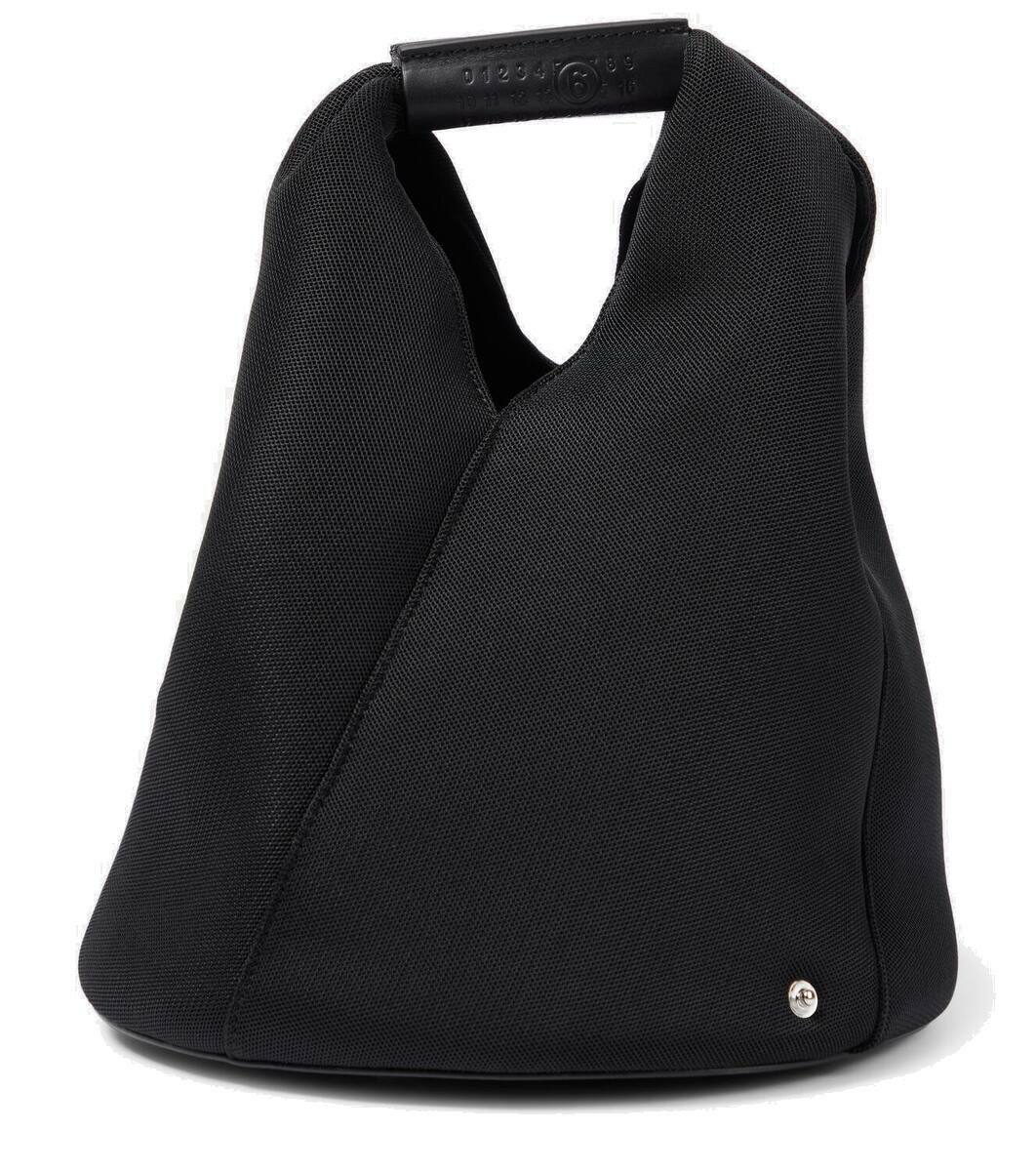 MM6 Maison Margiela Japanese leather-trimmed mesh tote bag MM6 