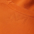 Mayde Women's Oversized Crewneck Sweatshirt in Terracotta