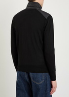 Belstaff Kelby Zip-up Wool-blend Cardigan Black