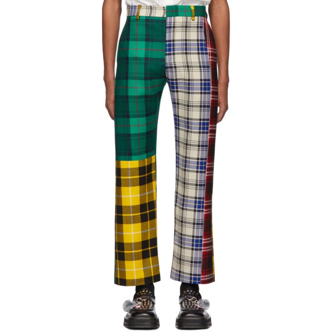 Photo: Charles Jeffrey Loverboy Multicolor Mixed Tartan Charles Trousers