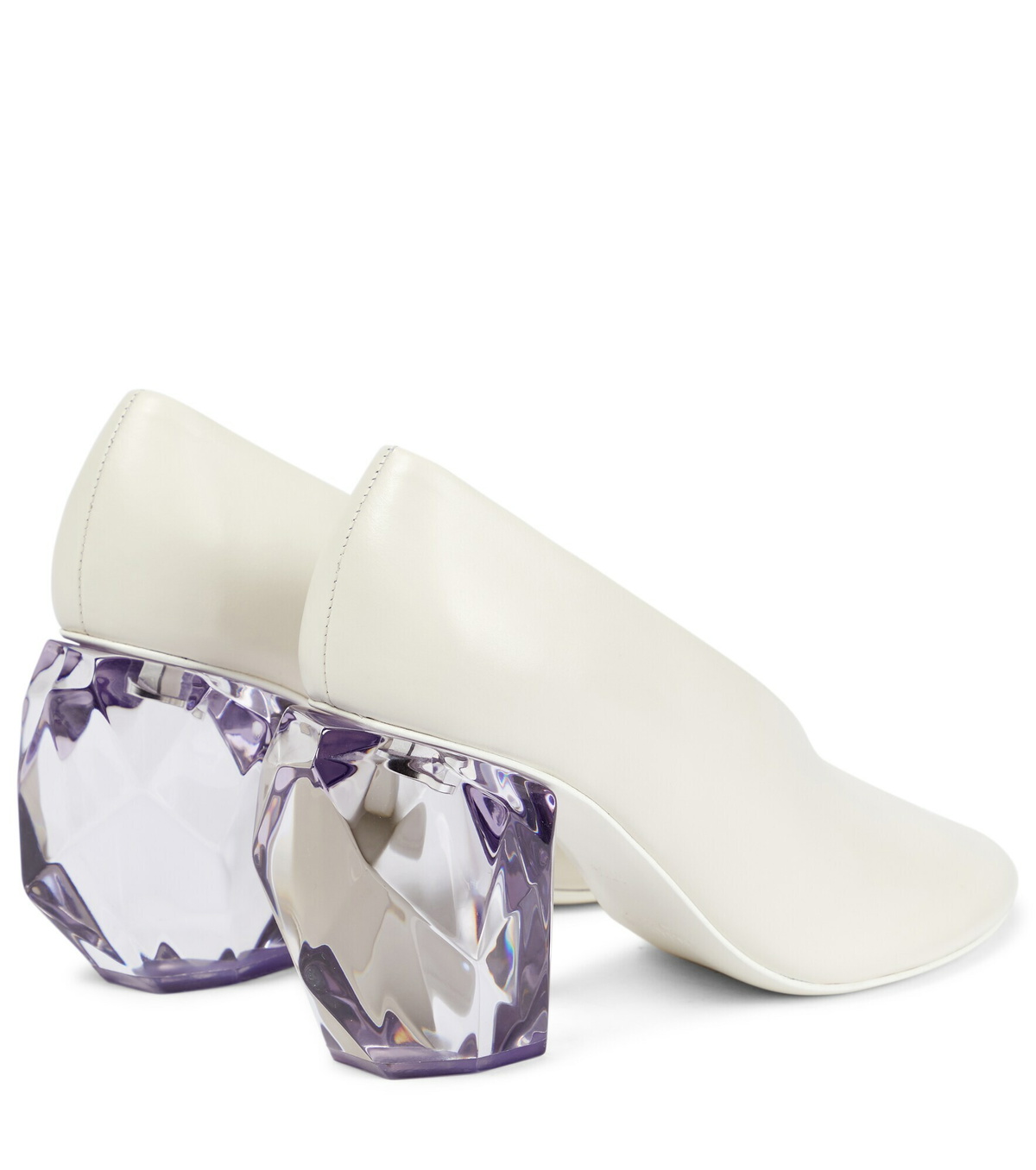 jil sander leather pumps