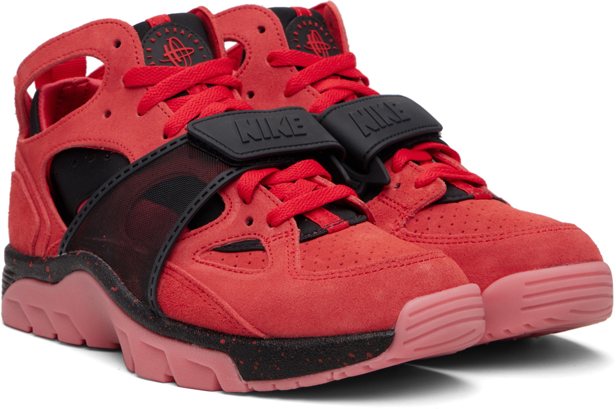 Nike Red & Black Nike Air Trainer Huarache Sneakers