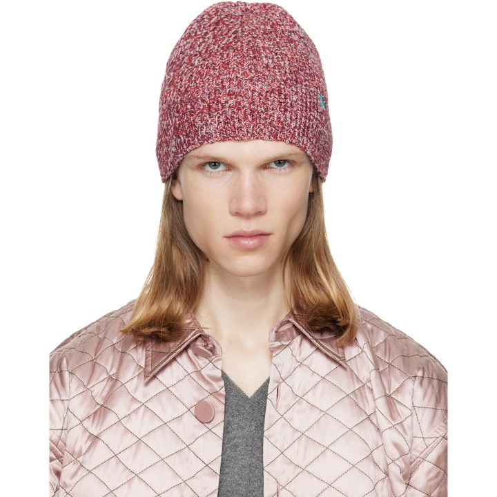 Photo: Dries Van Noten Red Embroidered Beanie