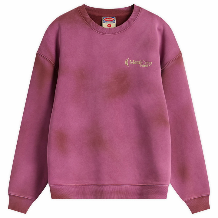 Photo: Metalwood Studio Men's Metalcorp Crew Sweatshirt in Vino