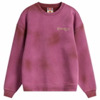 Metalwood Studio Men's Metalcorp Crew Sweatshirt in Vino