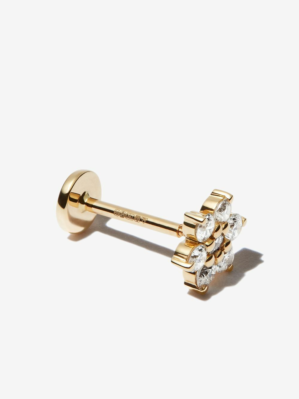 Persée 18K Yellow Gold Diamond Single Stud Earring
