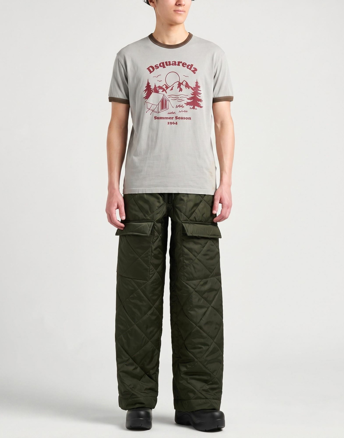 Dsquared2 Mens T-shirt in Grey