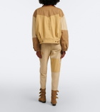 Marant Etoile Renzae patchwork cotton cargo pants
