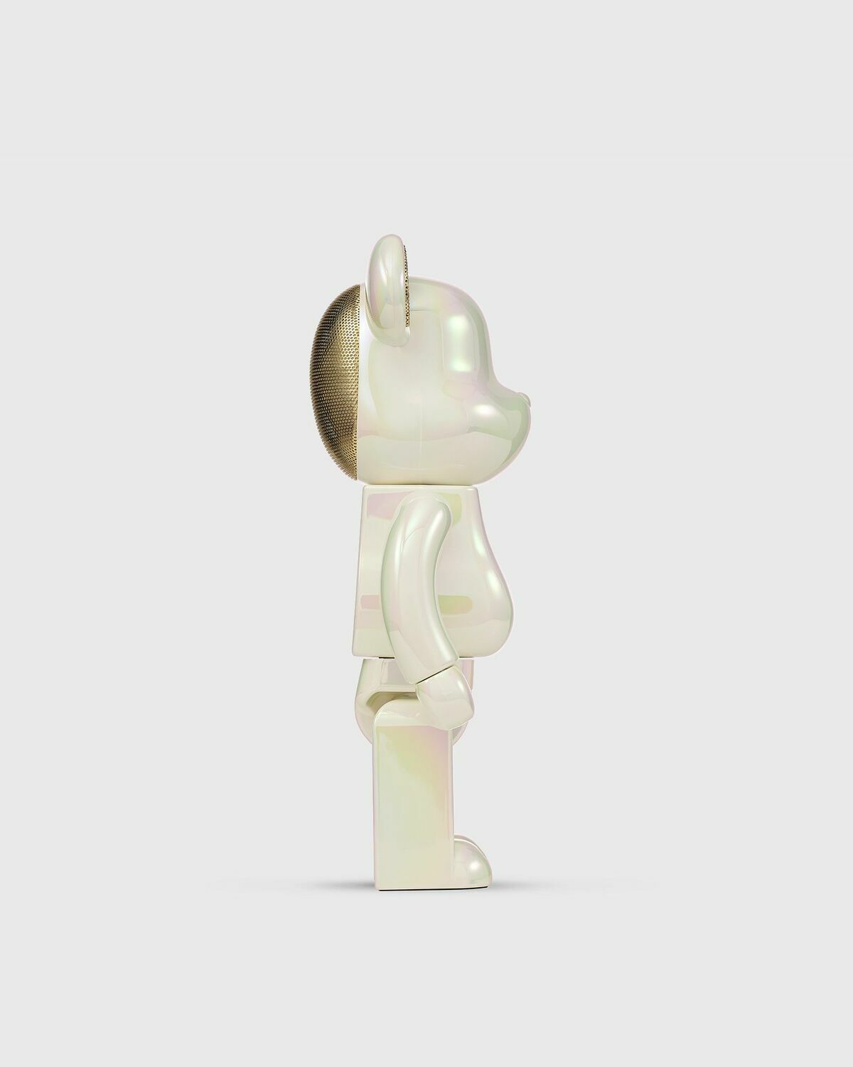 MEDICOM BE@RBRICK AUDIO 400% Portable Bluetooth Speaker Beige Mens Home deco