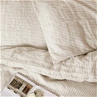 Deiji Studios Pillow Cases - Set of 2 in Grey Stripe