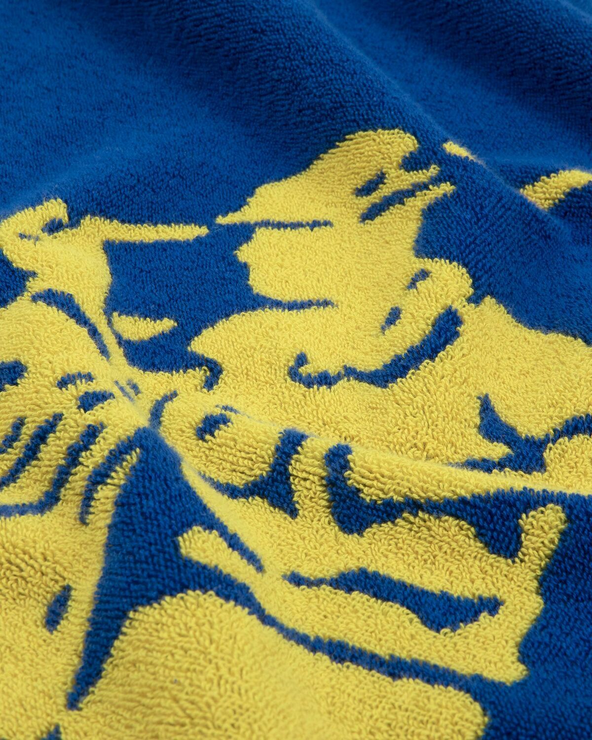 Polo Ralph Lauren Polo Jacquard Beach Towel 100 Cm X 170 Cm Blue/Yellow Bathing