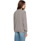 Maison Kitsuné Taupe Double Fox Head Comfort Cardigan