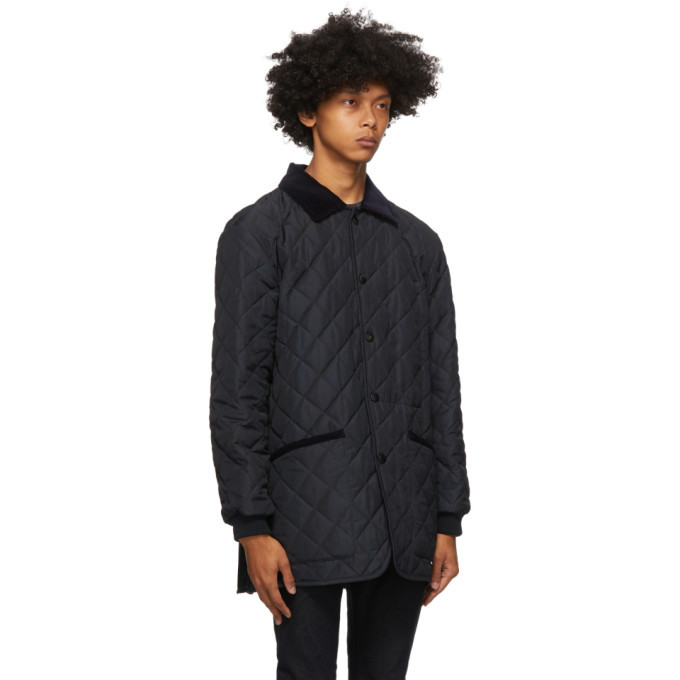 Etro Navy Quilted Jacket Etro