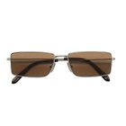 Retrosuperfuture Chopper Brown Marble Silver Sunglasses