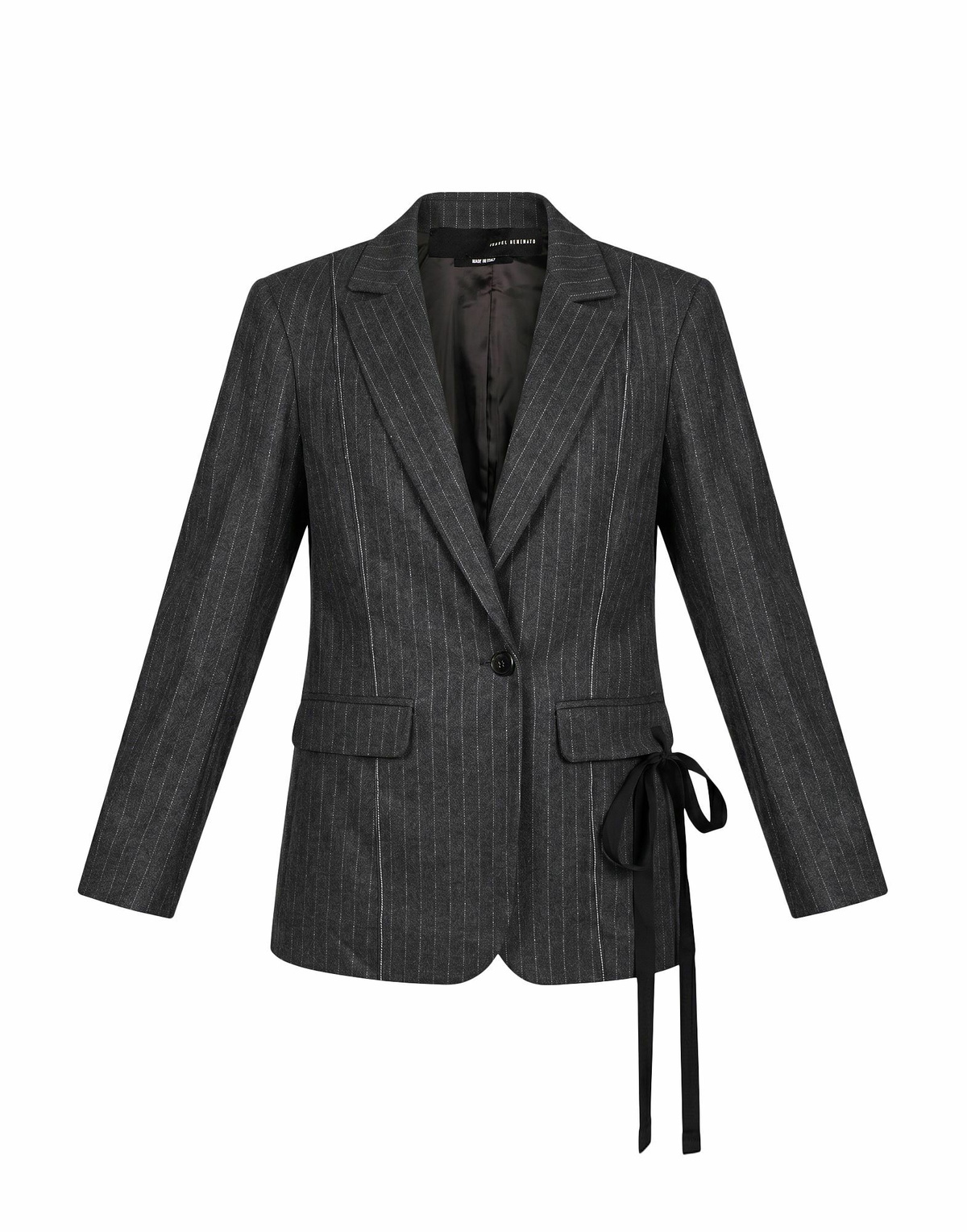 Isabel Benenato Womens Blazer Charcoal