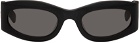 MCQ Black Oval Sunglasses