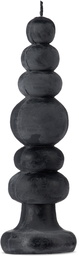 Carl Durkow Black Knubby Candle